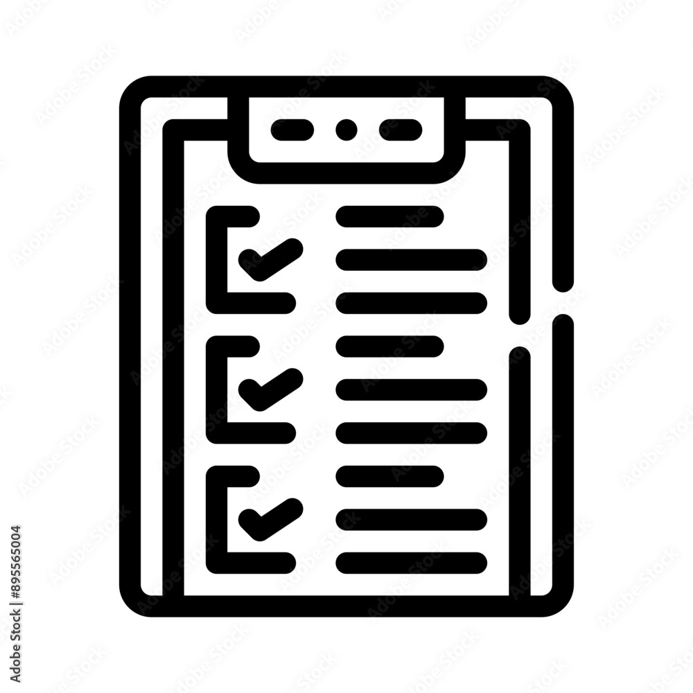 survey line icon survey line icon