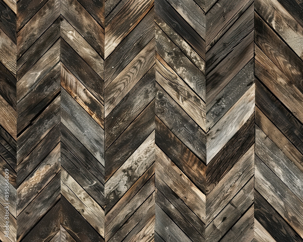 Natural Chevron Design in Rustic Setting Natural Chevron Design in Rustic Setting