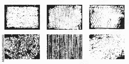 collection of multi grunge full page full frame sketch highlight border panel vector graphic design resources