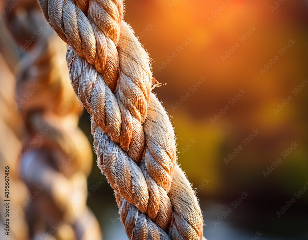 close up of a rope with selective focus and shallow depth of field close up of a rope with selective focus and shallow depth of field