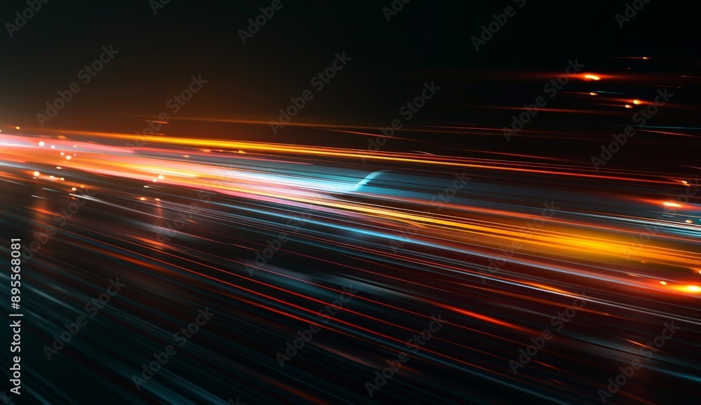 Abstract Light Trails Background Abstract Light Trails Background