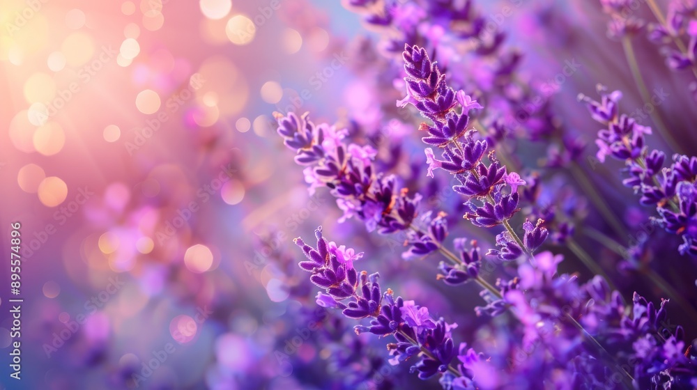 Lavender Flowers in Sunlight Lavender Flowers in Sunlight