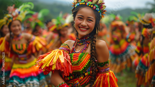 Colorful Pahiyas festival, Filipino harvest celebration, 