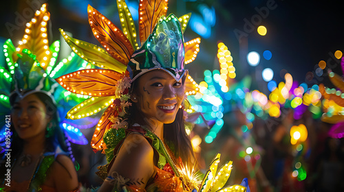 Colorful Pahiyas festival, Filipino harvest celebration,  photo