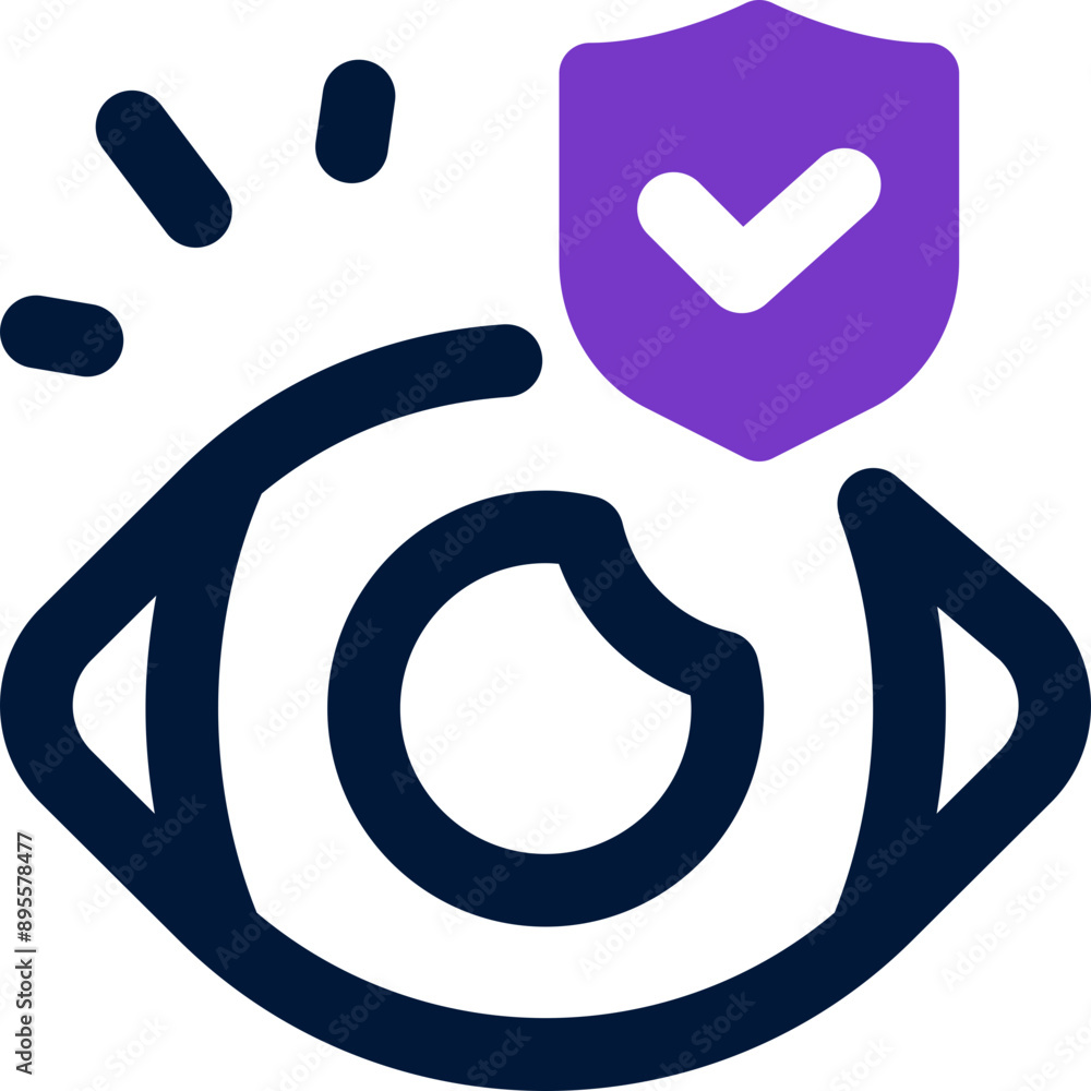 eye insurance icon. vector dual tone icon for your website, mobile, presentation, and logo design. eye insurance icon. vector dual tone icon for your website, mobile, presentation, and logo design.