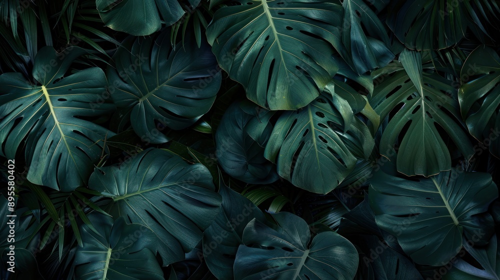 Fototapeta premium Tropical Rainforest Foliage