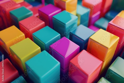 Colorful building blocks