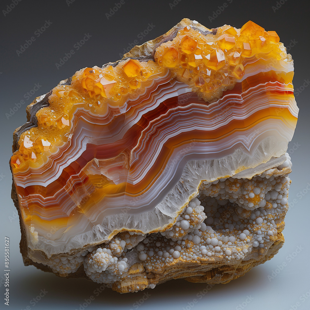 Fototapeta premium mineral isolated on a white background