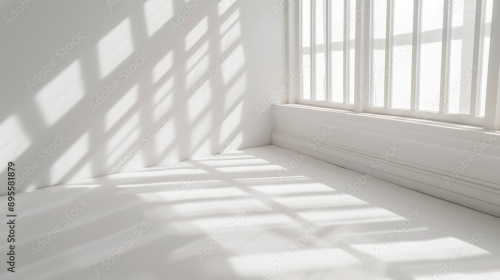 Obraz premium White Room with Window