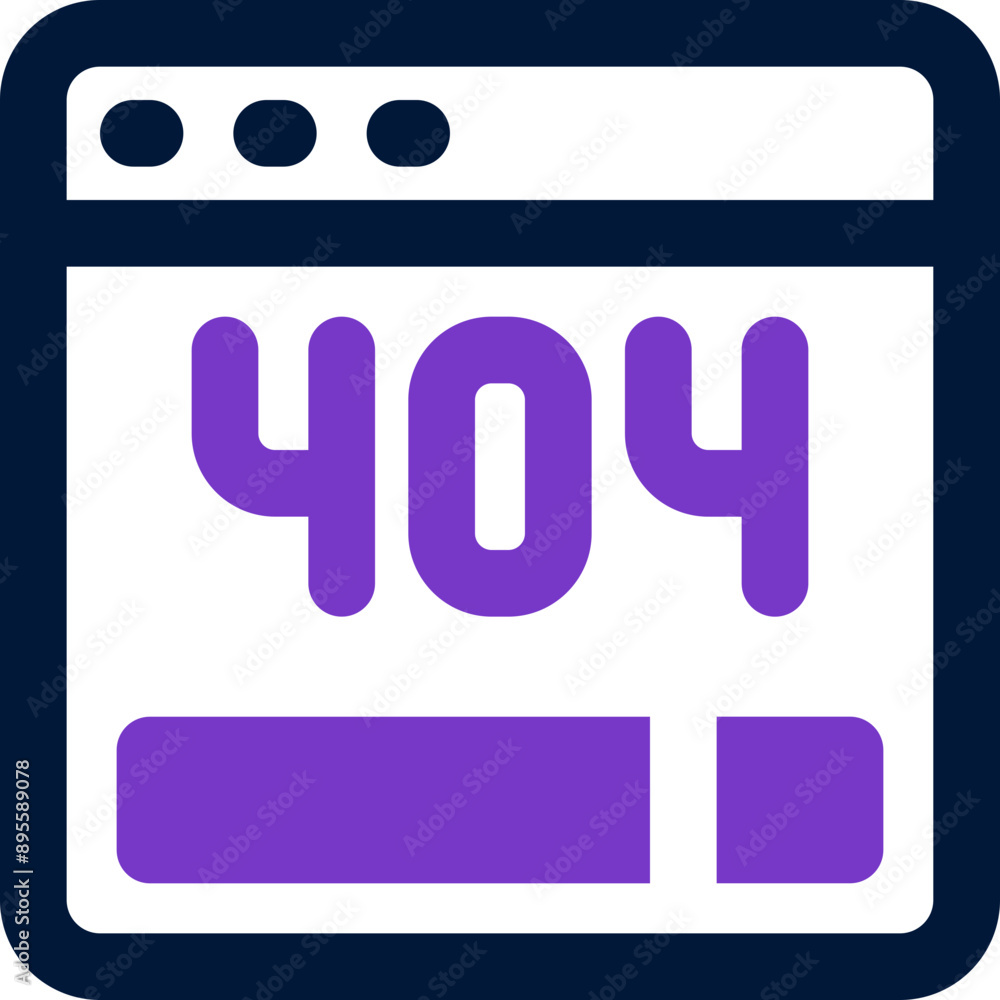 404 error icon. vector dual tone icon for your website, mobile, presentation, and logo design. 404 error icon. vector dual tone icon for your website, mobile, presentation, and logo design.