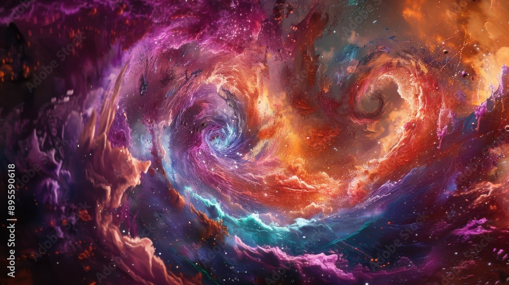Abstract Cosmic Swirls Abstract Cosmic Swirls