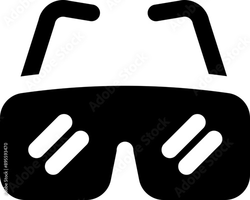 glasses icon. vector glyph icon for your website, mobile, presentation, and logo design.