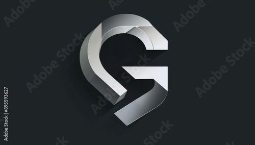 Free Download Abstract G Letter Logo with a 3D Style - GFXLoad
