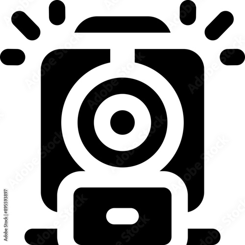 theodolite icon. vector glyph icon for your website, mobile, presentation, and logo design.