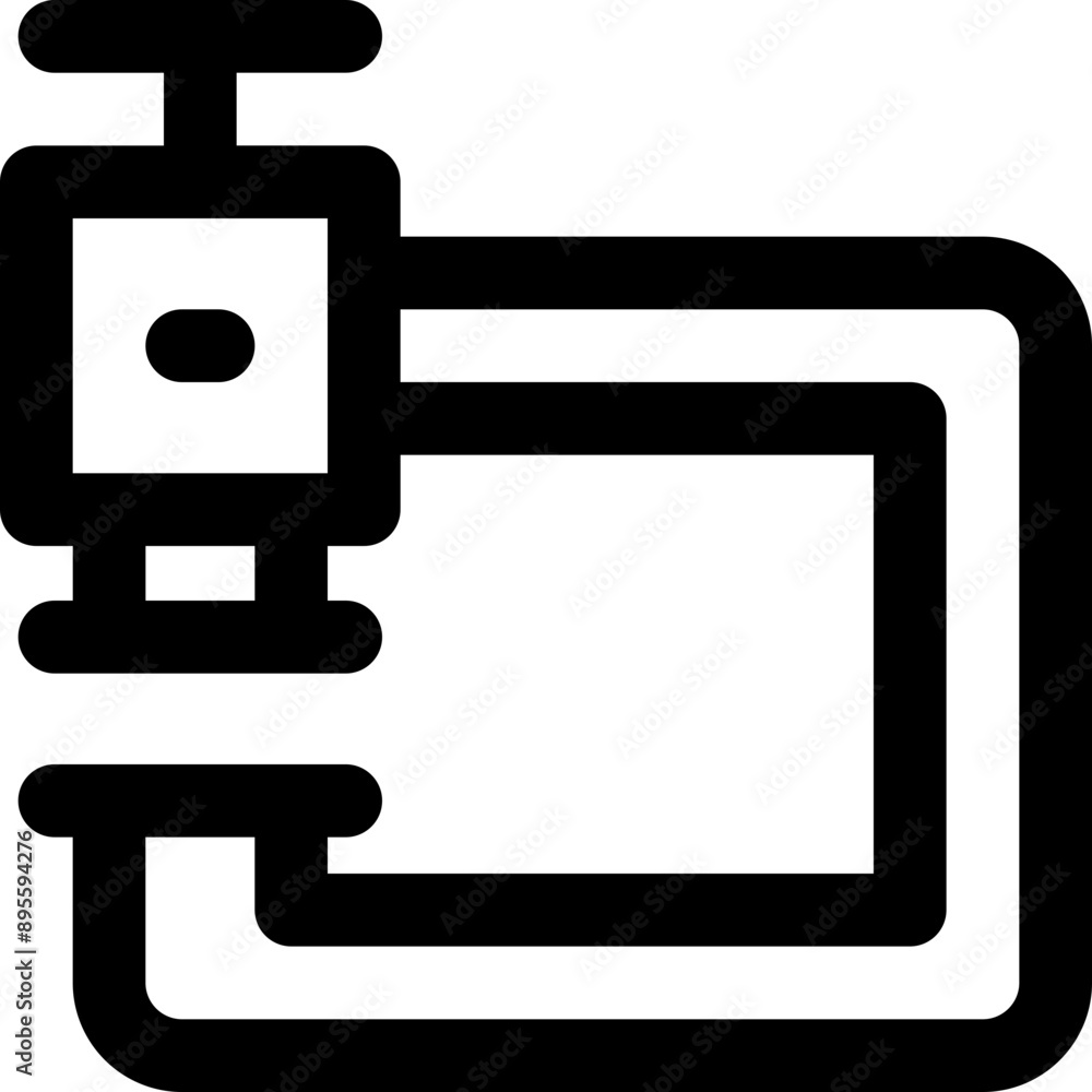 clamp icon. vector line icon for your website, mobile, presentation, and logo design. clamp icon. vector line icon for your website, mobile, presentation, and logo design.