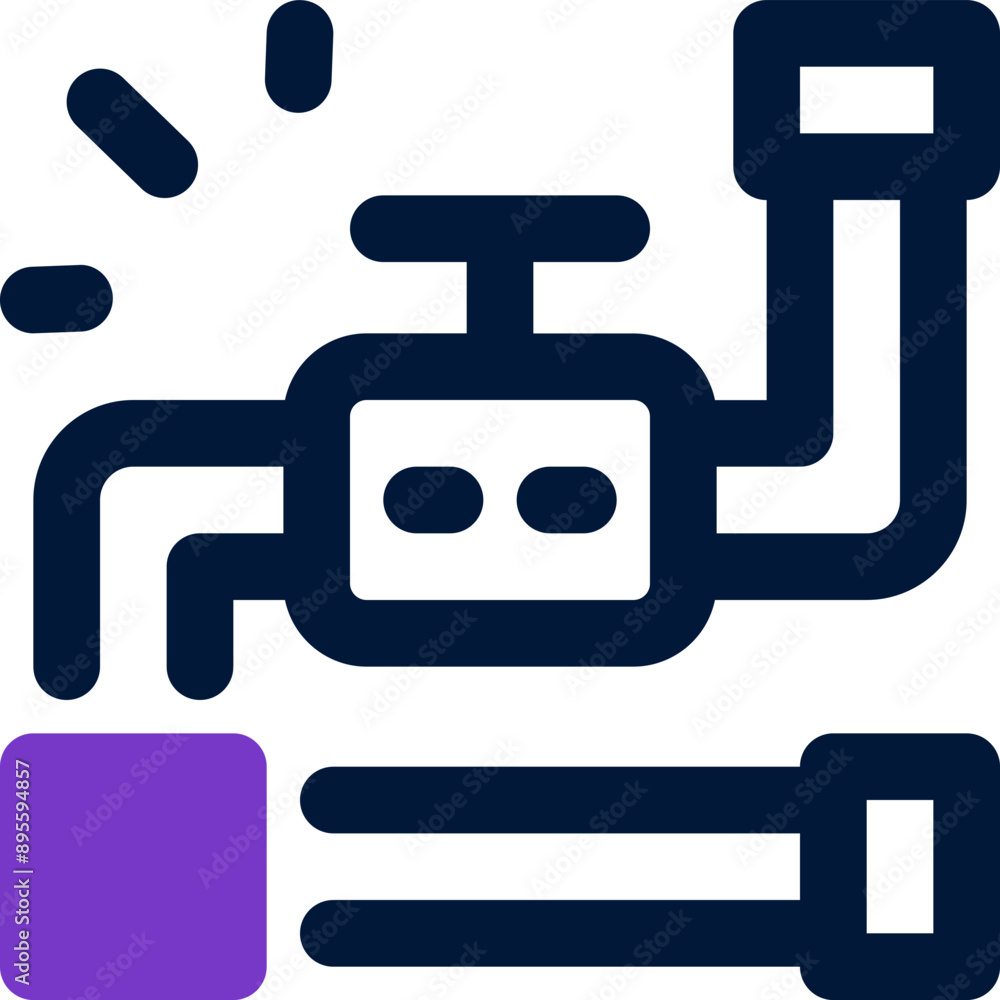 plumbing icon. vector dual tone icon for your website, mobile, presentation, and logo design. plumbing icon. vector dual tone icon for your website, mobile, presentation, and logo design.