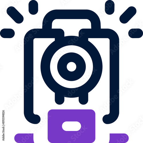theodolite icon. vector dual tone icon for your website, mobile, presentation, and logo design.