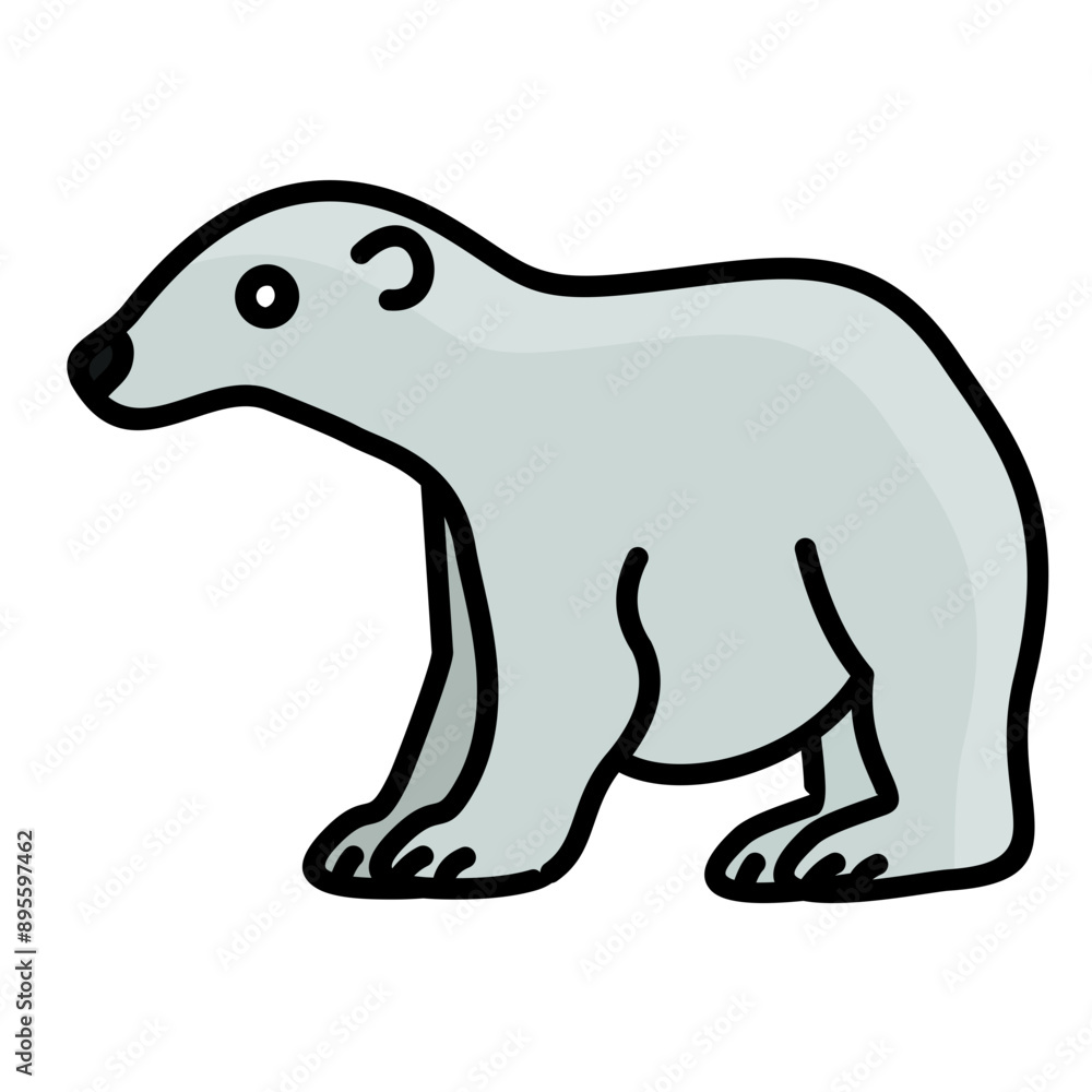 Obraz premium Polar Bear Icon