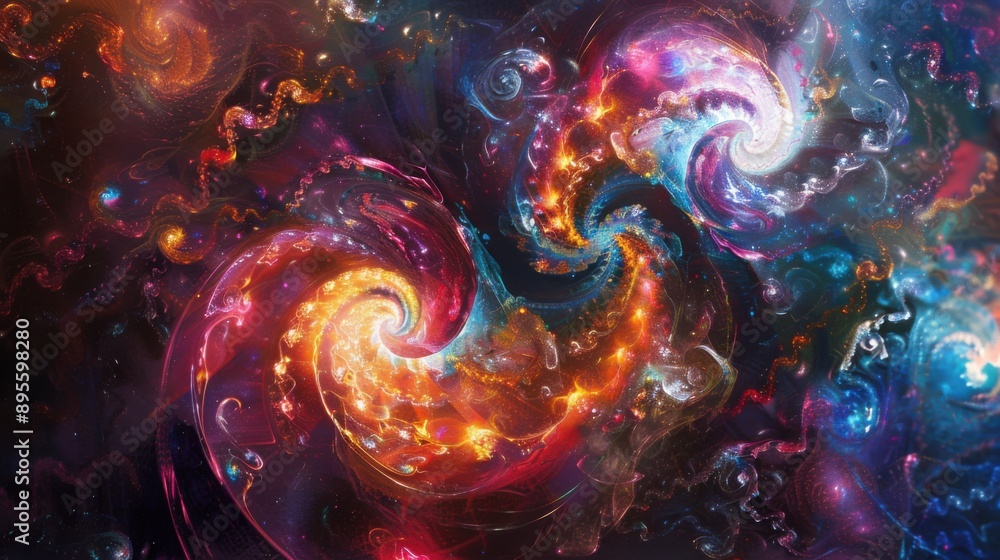 Abstract Cosmic Swirls Abstract Cosmic Swirls