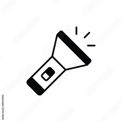 Flashlight vector icon