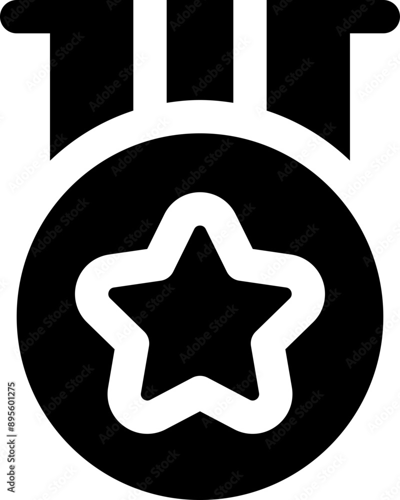 medal icon. vector glyph icon for your website, mobile, presentation, and logo design. medal icon. vector glyph icon for your website, mobile, presentation, and logo design.