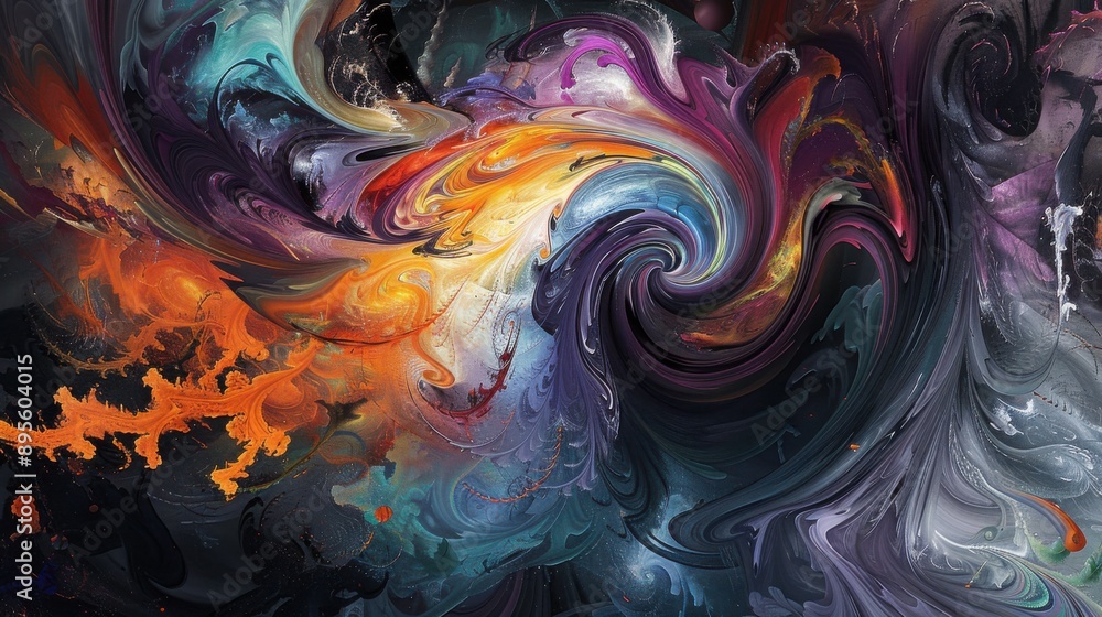 Abstract Cosmic Swirls Abstract Cosmic Swirls