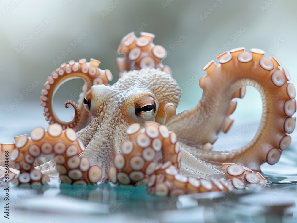 Obraz premium Octopus underwater