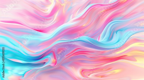   A pink and blue background with swirls of light blue and pink on one side, and a pink and blue swirl on the other © Sonya