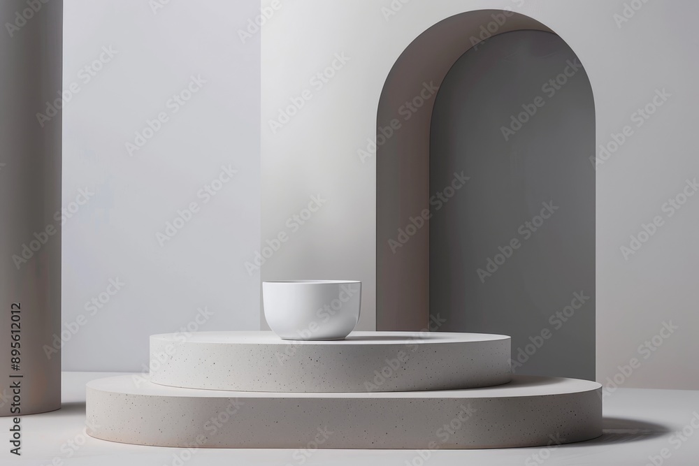 Minimal product display featuring simplicity and subtle lighting Minimal product display featuring simplicity and subtle lighting