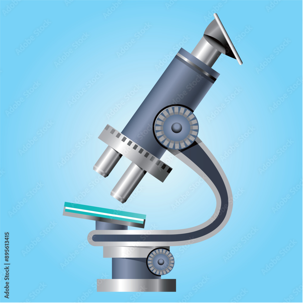 Microscope vector. Medicine. School laboratory. Chemistry room Microscope vector. Medicine. School laboratory. Chemistry room
