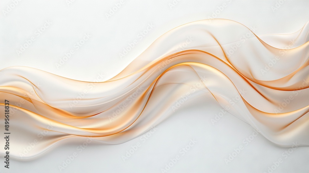 A white background with an orange wavy pattern, or an orange wavy background on a white background A white background with an orange wavy pattern, or an orange wavy background on a white background