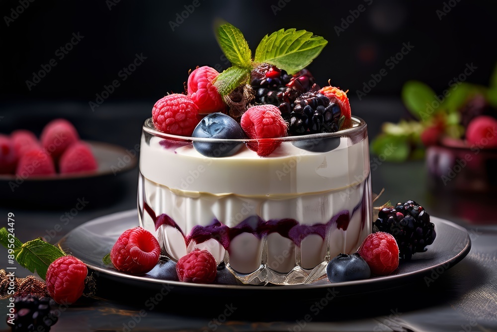 yogurt with berries yogurt with berries
