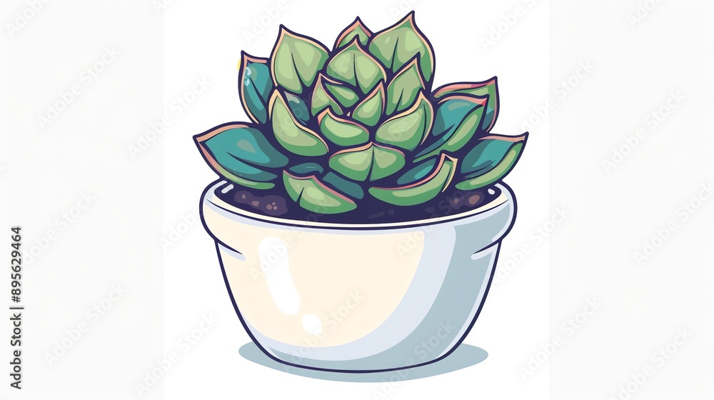 Create a clipart of a Succulent plant with colorful rosette leavesin a kawaii style, simplified to feature fewer elements for a cleaner look, Use a color palette that is appealing to children, Create a clipart of a Succulent plant with colorful rosette leavesin a kawaii style, simplified to feature fewer elements for a cleaner look, Use a color palette that is appealing to children,