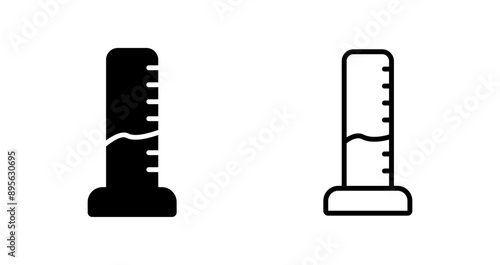 Graduated Cylinder Vector Icon
