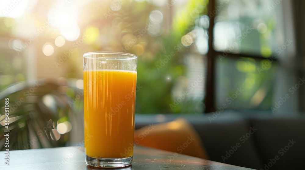 Focus Photo of a Glass of Orange Juice Focus Photo of a Glass of Orange Juice
