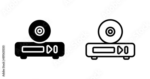 DVD Drive Vector Icon