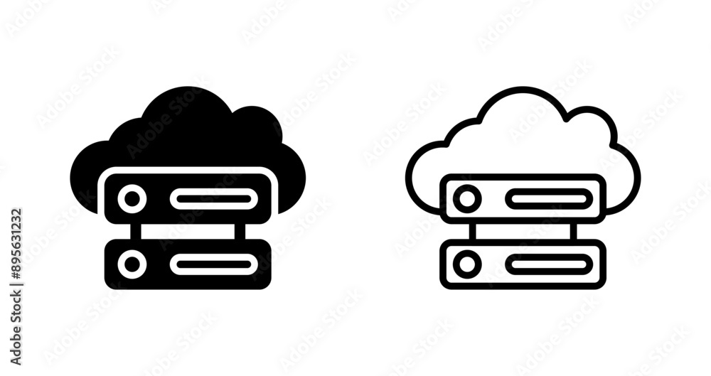Cloud Computing Vector Icon Cloud Computing Vector Icon