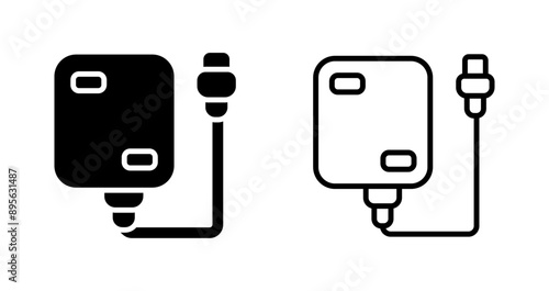 Portable Hard Drive Vector Icon