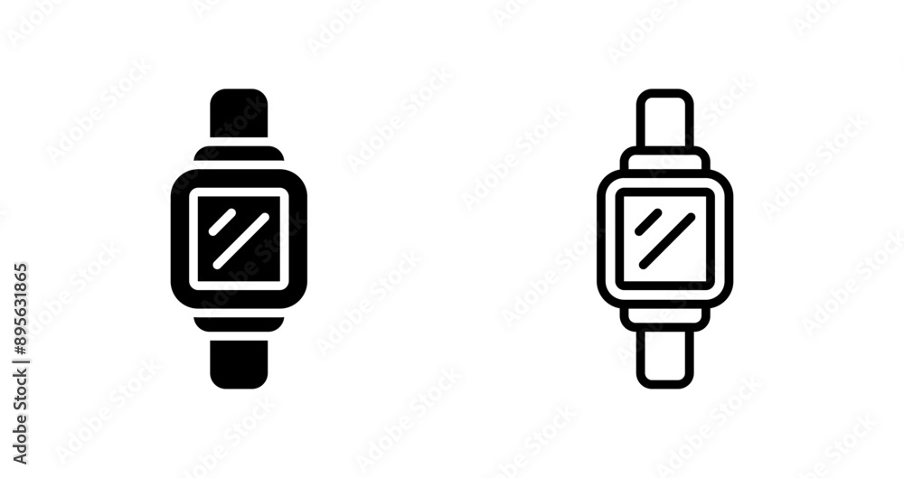 Smartwatch Vector Icon Smartwatch Vector Icon