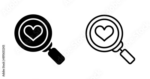 Find Love Vector Icon