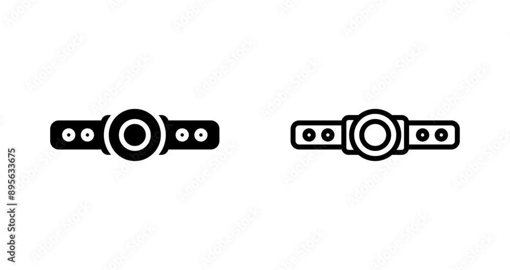Headlamp Vector Icon Headlamp Vector Icon