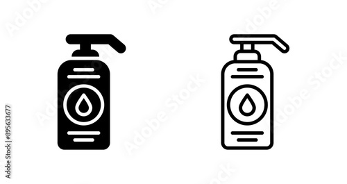 Hand sanitizer Vector Icon