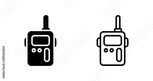 Emergency radio Vector Icon