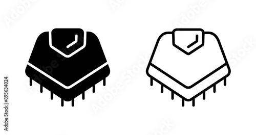 Poncho Vector Icon