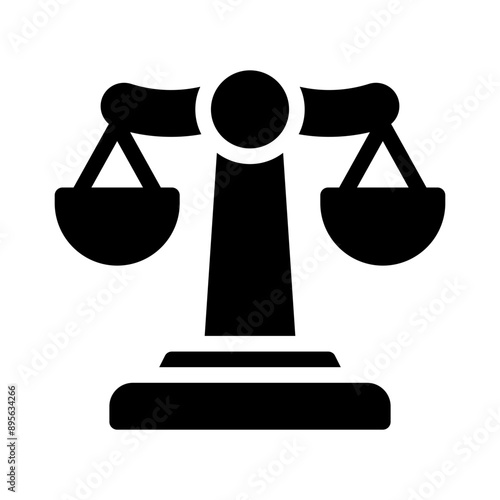 balance glyph icon
