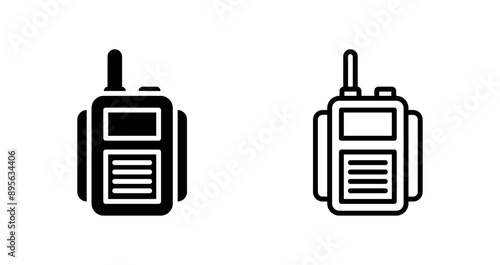 Hand-crank radio Vector Icon