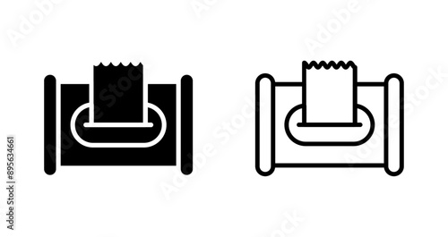 Antiseptic wipes Vector Icon