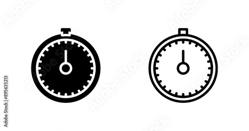 Free Download Stopwatch Vector Icon - GFXLoad