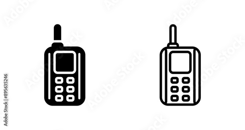 Walkie Talkie Vector Icon