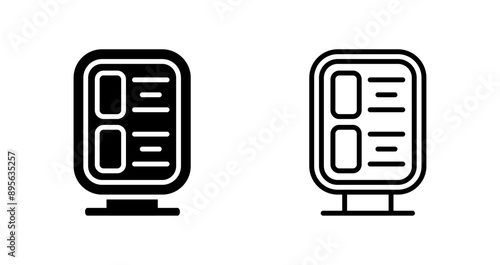 Digital Signage Vector Icon